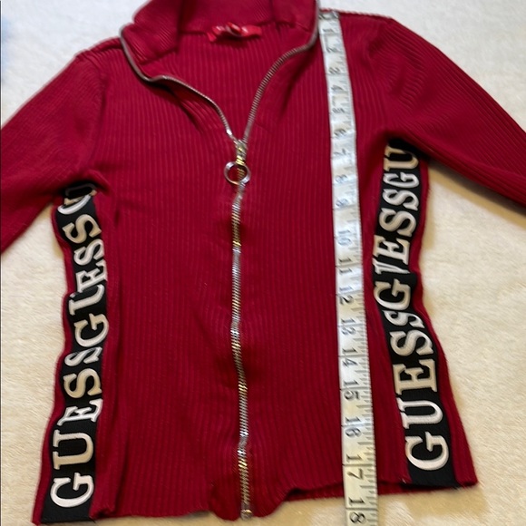Guess Red Kids Jacket with Logo - Picture 5 of 7